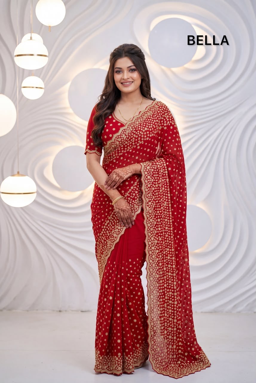Party Wear Saree Design