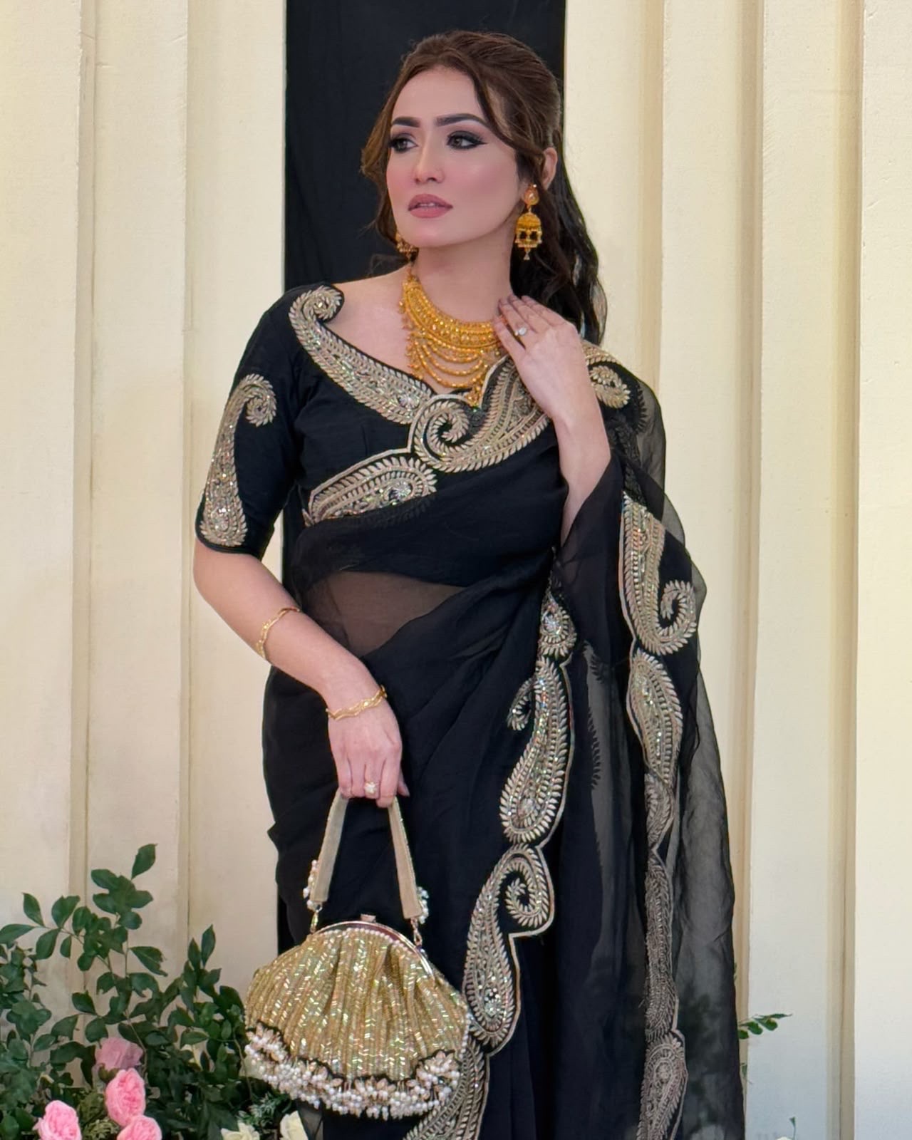 Soft Rangoli silk Saree (NC5563)