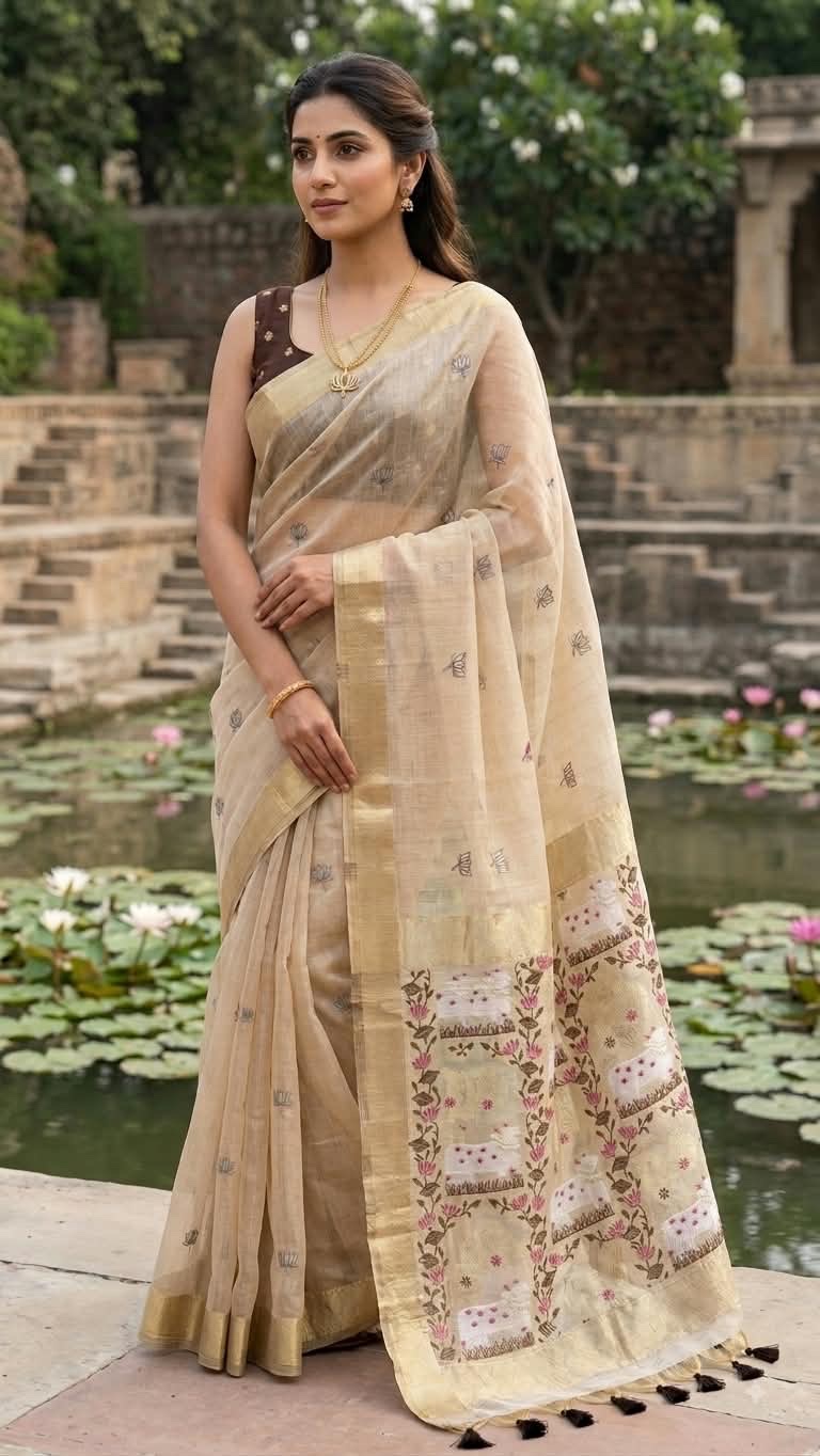 Elegant Soft Jamdani Saree  (S145)